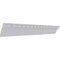 Ekena Millwork 4 7/8"H x 3 1/2"P x 6"F x 94 1/2"L Bedford Egg & Dart Crown Moulding MLD04X03X06BE - alternate 3